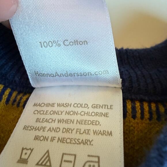 Hanna Andersson Navy Pears Organic Cotton Cardigan 90cm 3T - Picture 7 of 10